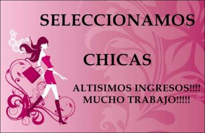 CONOCIDA AGENCIA EN MADRID SELECCIONA CHICAS!! PLAZAS LIBRES