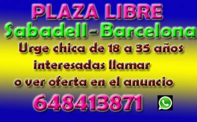 LU URGEN CHICAS PLAZA EN SABADELL