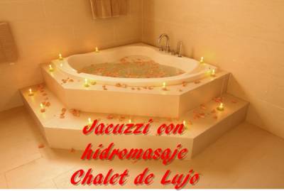 DIVINO JACUZZI CON HIDROMASAJE!! CHALET DE LUJO 24H