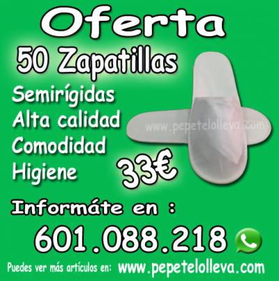 50 TOALLAS DESECHABLES DE DUCHA  37€ (50X160)