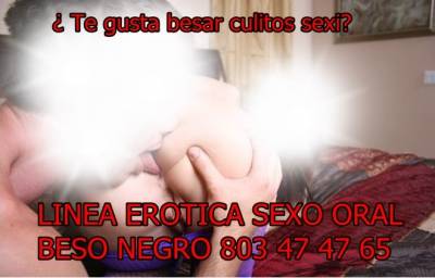 LINEA ERÓTICA SEXO ORAL BESO NEGRO 803 47 47 65