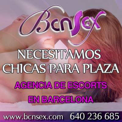 URGEN CHICAS PARA AGENCIA EN BCN