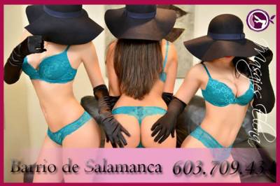 7 MASAJISTAS PRECIOSAS EN Bº SALAMANCA..PLACER CUERPO A CUER