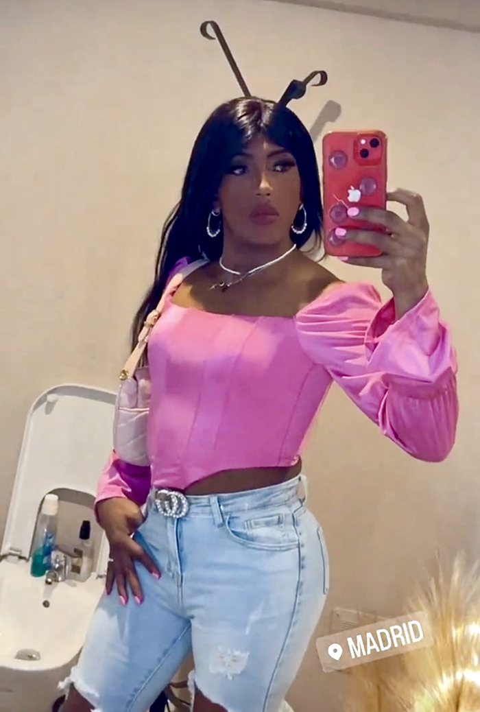 Diosa del sexo 20cmt x 6pulgadas  latina taladra culos XL