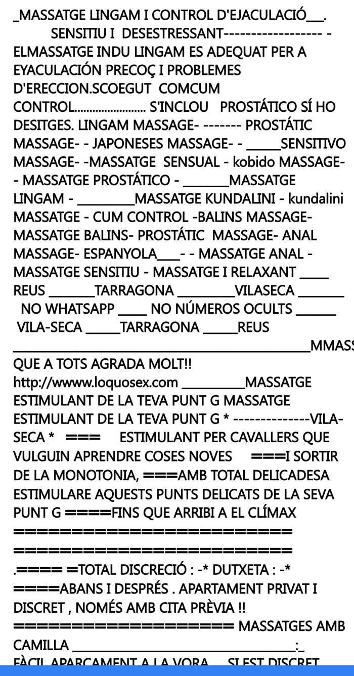 ▇ █ MASSATGES PER RELAXAR-TE, ▂ ▃ ▄ ▅▅ ▆ ▇ █