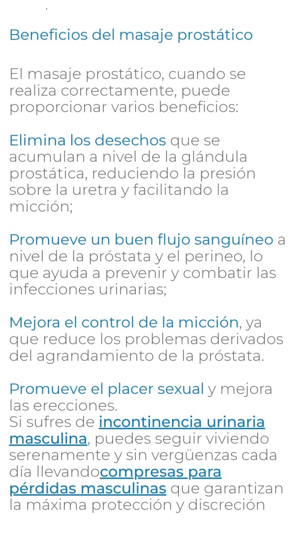 BENEFICIOSOS  DEL MASAJE PROSTAÍCO PLACER SEXUAL