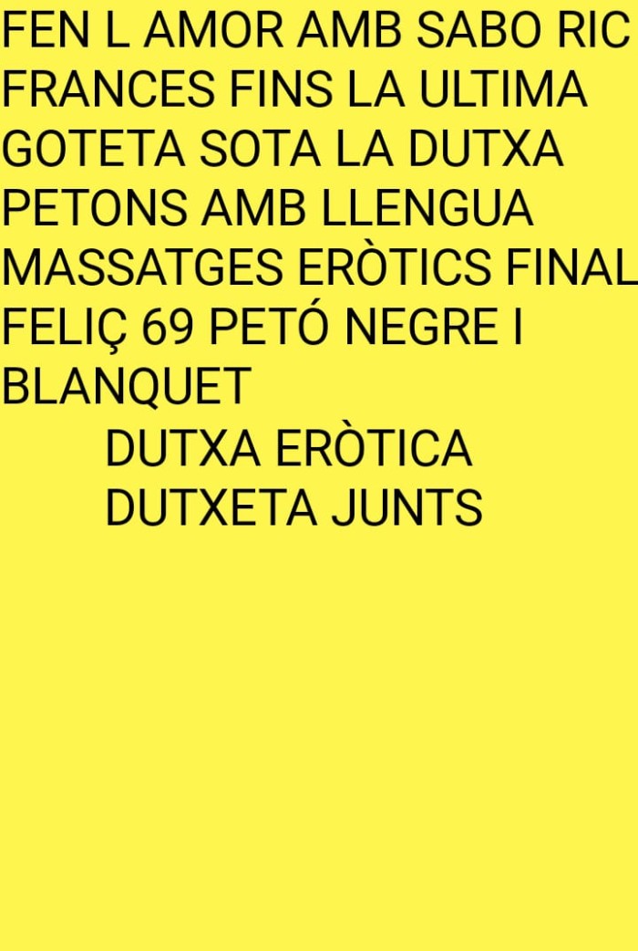 COMPLETÍSSIMA, AMB LA FINALITAT D’UNA RELAXACIÓ MÀXIMA PER ALS DOS.