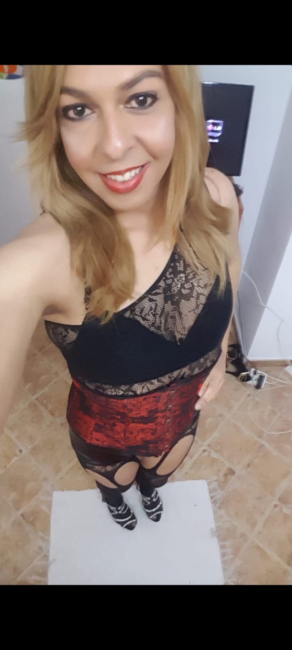 TRANS SORAYA CUERPO DE MUJER MIEMBRO DE CABALLO