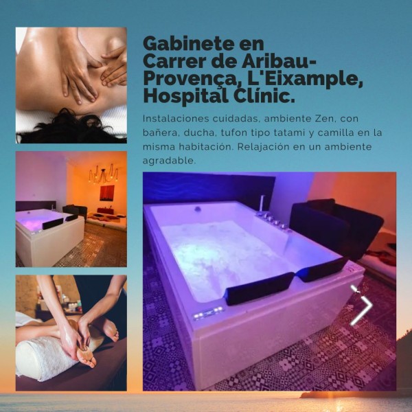 AquaMasaje en Bañera Masajista Titulada Joven