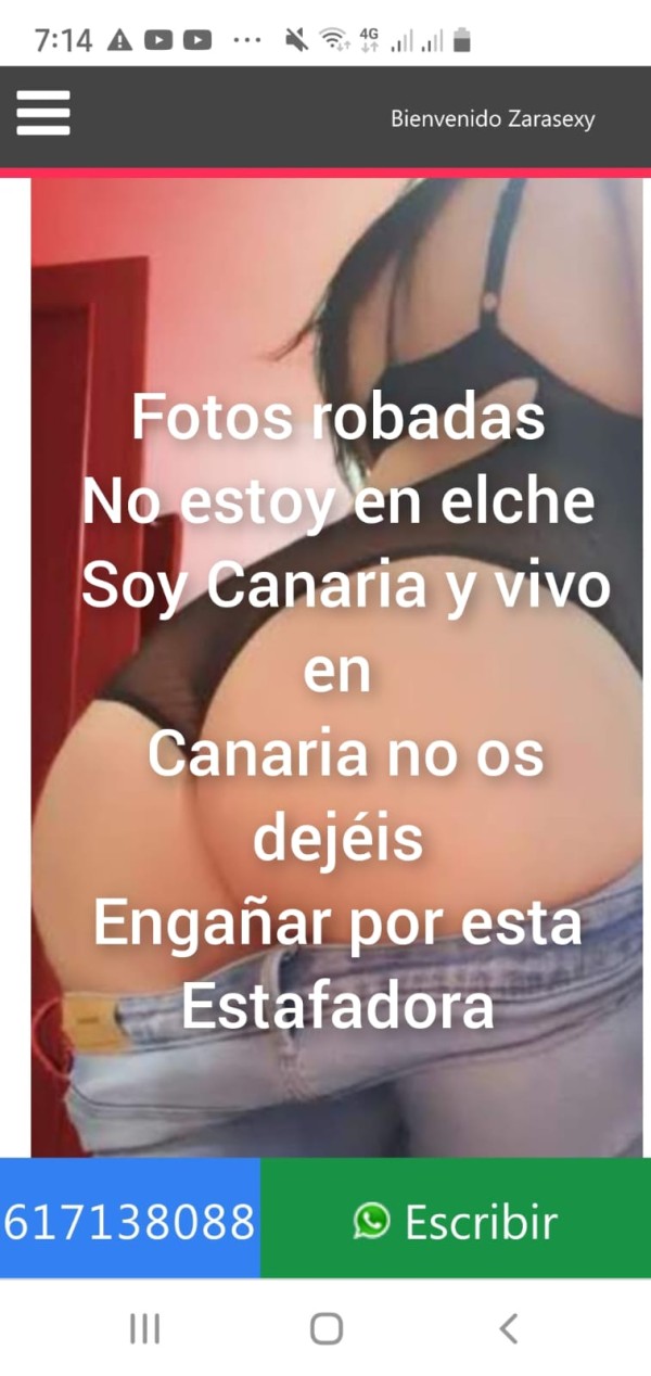 Fotos robadas no estoy en Elche