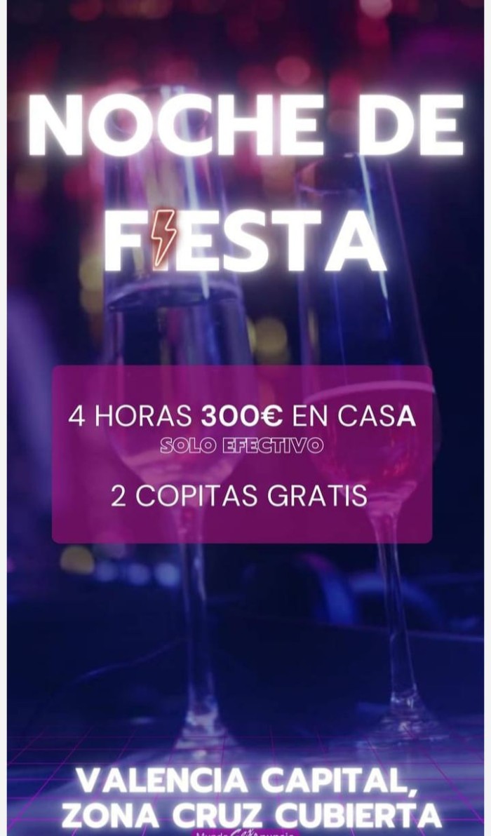 OFERTON….4 HORAS POR 300€ SOLO POR HOY….