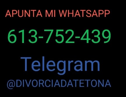 DIVORCIADA TETONA WHATSAPP 24HS