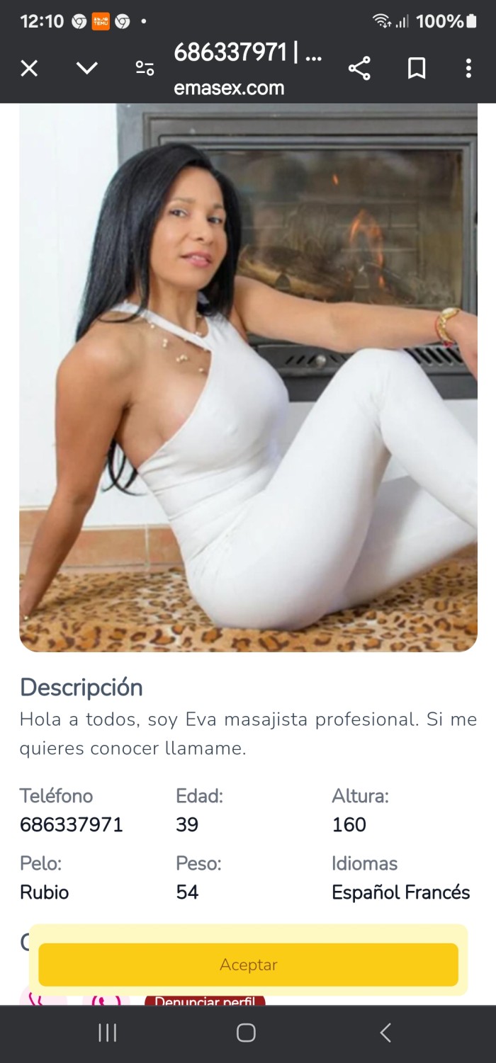 Guapísima Canaria de cuerpo diez.