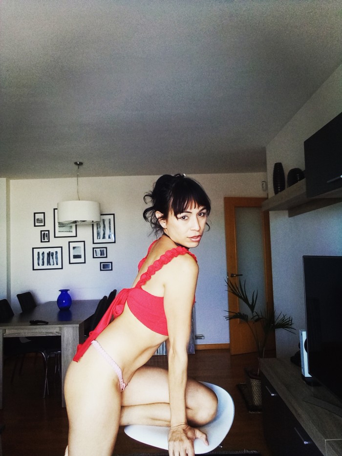 Flaca sexy Culazo con Lencería