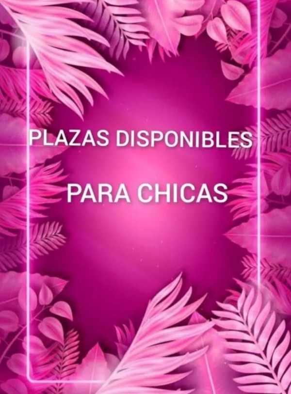 Plaza Disponible para Acompañantes!