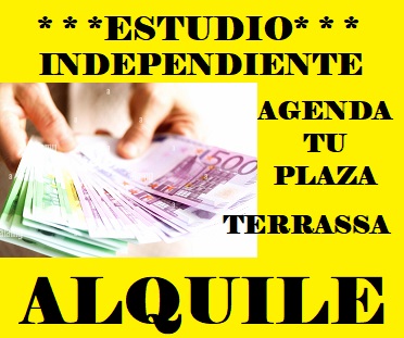 AQUILER DE ESTUDIO INDEPENDIENTE P/TRABAJA