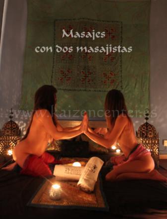 Masajes a 4 manos – 2 chicas