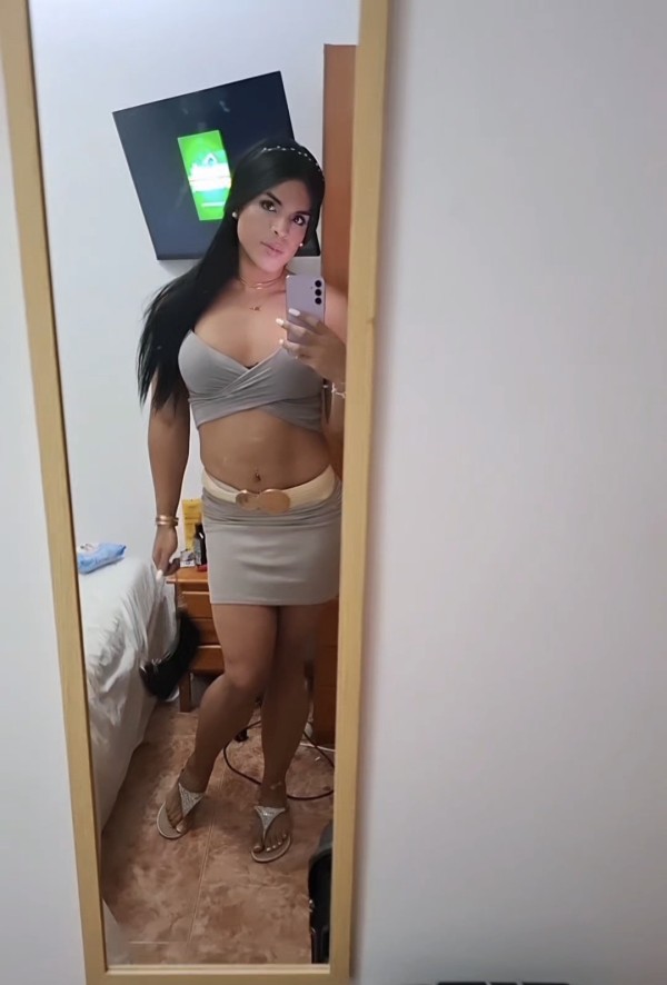 Andrea Trans guapa colombiana en Malaga