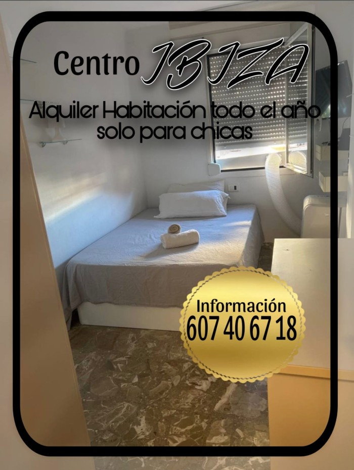 DISPONIBLE HABITACIONES EN IBIZA CENTRO