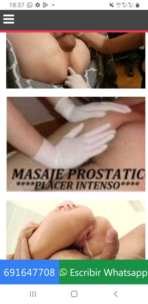 Experta en masaje prostatico erotico relajante