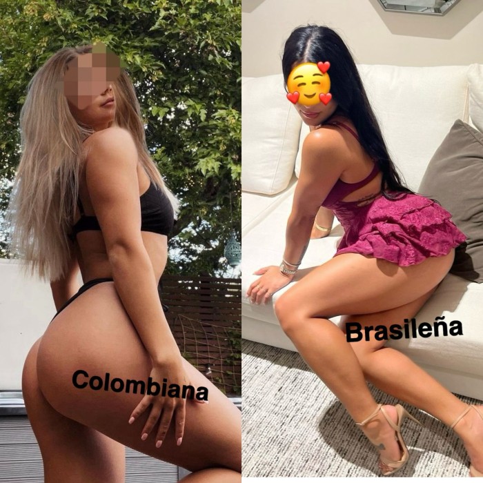 2 amigas.colombiana y brasileña en santiago