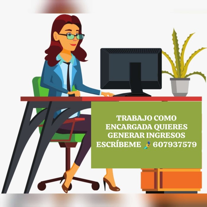 QUIERES GENERAR INGRESOS COMO ENCARGADA