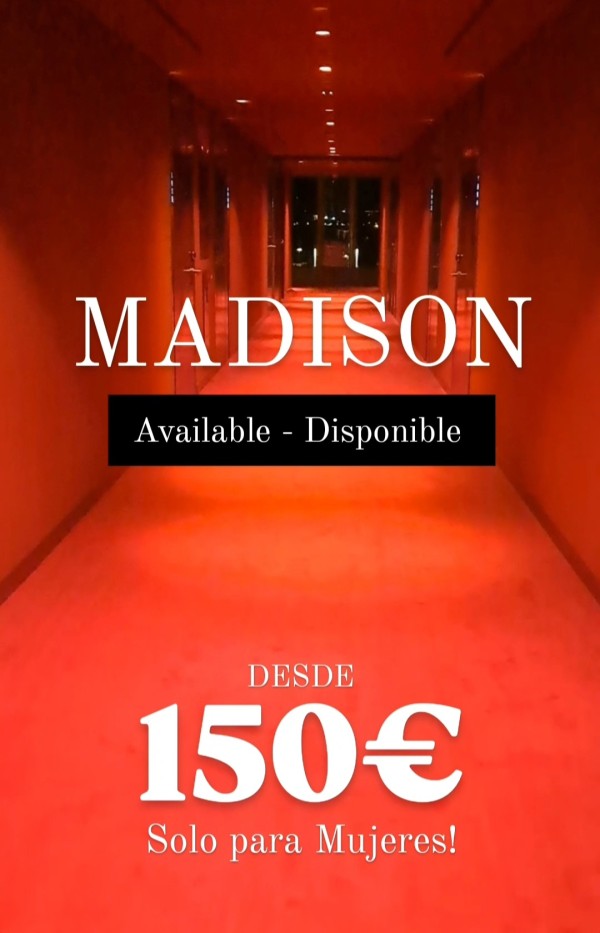 Madison 24h/7 A domicilios y hotel para MUJERES