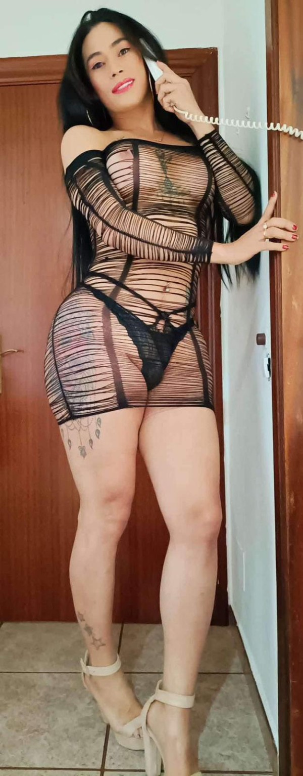 Extrovertida fogosa Latina Trans VIP ven compruébalo