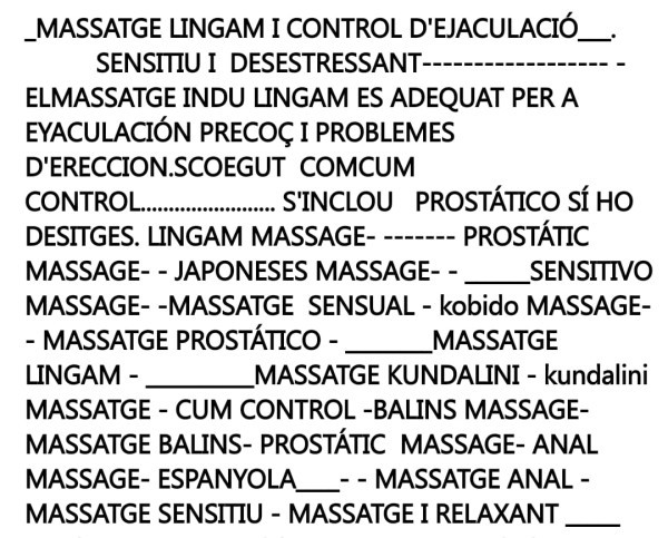 MASSATGES I SEXE °°°°°° °°°PROSTÀTIC MASSATGES I S