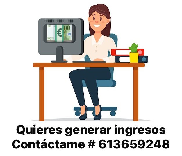 QUIERES TRABAJAR CON NOSOTROS COMO ENCARGADA ESCRI