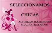 SELECCIONAMOS CHICAS!! MUCHO TRABAJO!! PLAZA EN MADRID