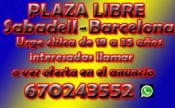 LU BUSCAMOS CHICAS PARA PLAZA EN SABADELL