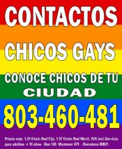 LINEA CONTACTOS GAYS SEXO ENTRE PARTICULARES, LINEA GAY 803 