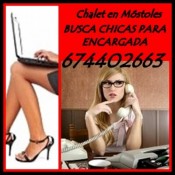 BUSCAMOS ENCARGADA PARA CHALET DE LUJO! 674402663