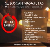 SE PRECISAN MASAJISTAS PARA CENTRO TANTRICO