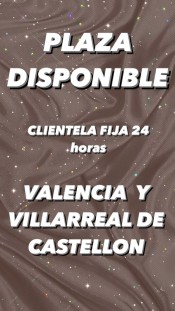 PLAZA VIP LIBRE EN VILLARREAL- VALENCIA- 24 HRS