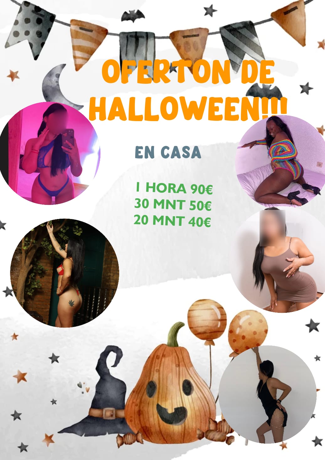 PROMOCION DE HALLOWEN JOVEN, CULONA Y DE BUEN PORTE, UNA RICA LATINA 24 HRS