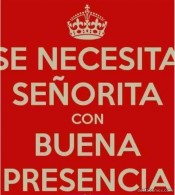 ************* SE PRECISA SEÑORITAS *************